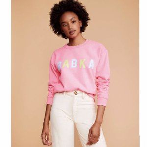 NEW Lou & Grey Pink Katie Kimmel Babka Sweatshirt